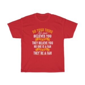 Customized Motivation & Inspiration for Confidence Unisex Heavy Cotton Tshirt Quote